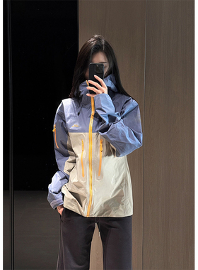 LDAB蓝色冲锋衣外套女2025春秋蛇年限定新款户外三合一防风登山服