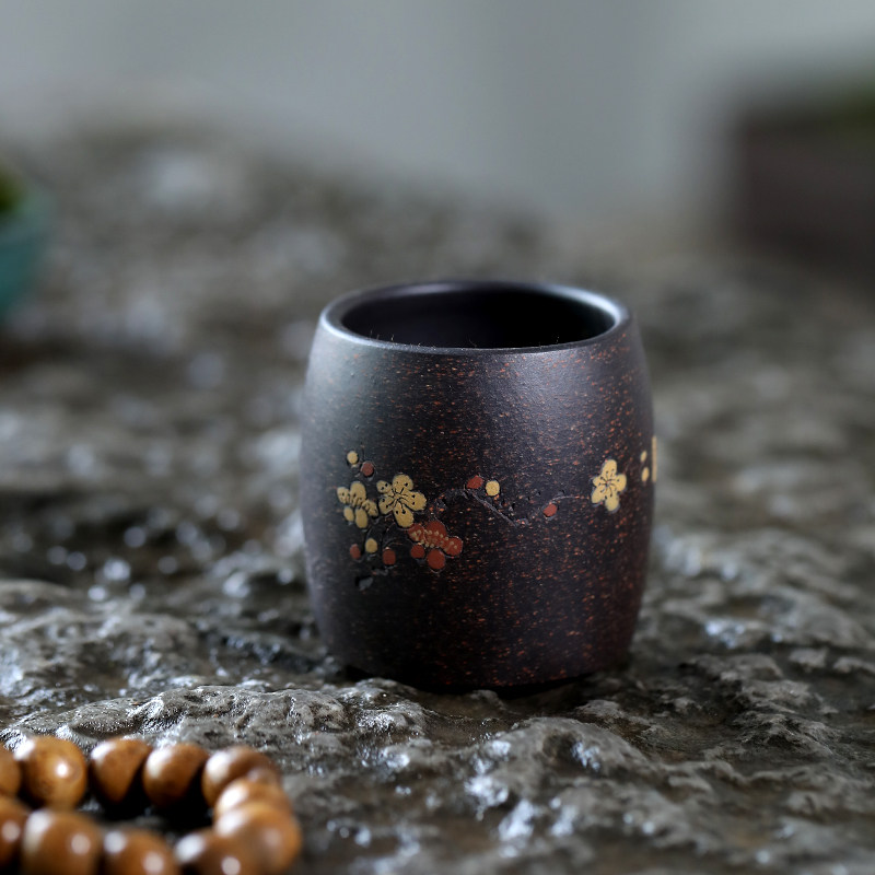 主人杯紫砂杯宜兴纯手工原矿黑金砂小杯子品茗杯茶碗茶具正宗茶杯,餐饮具,茶杯,淘宝优惠券,粉丝福利购,淘宝优惠卷