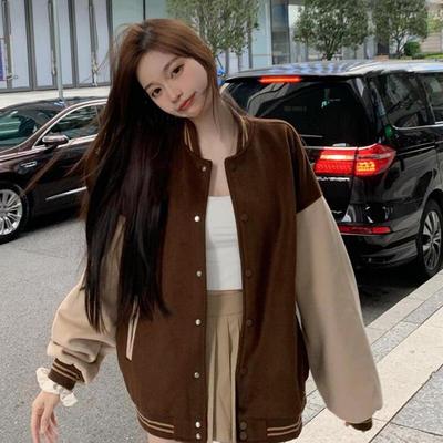 美式复古棒球服女秋冬季2025新款今年流行爆款高级感小个子短外套