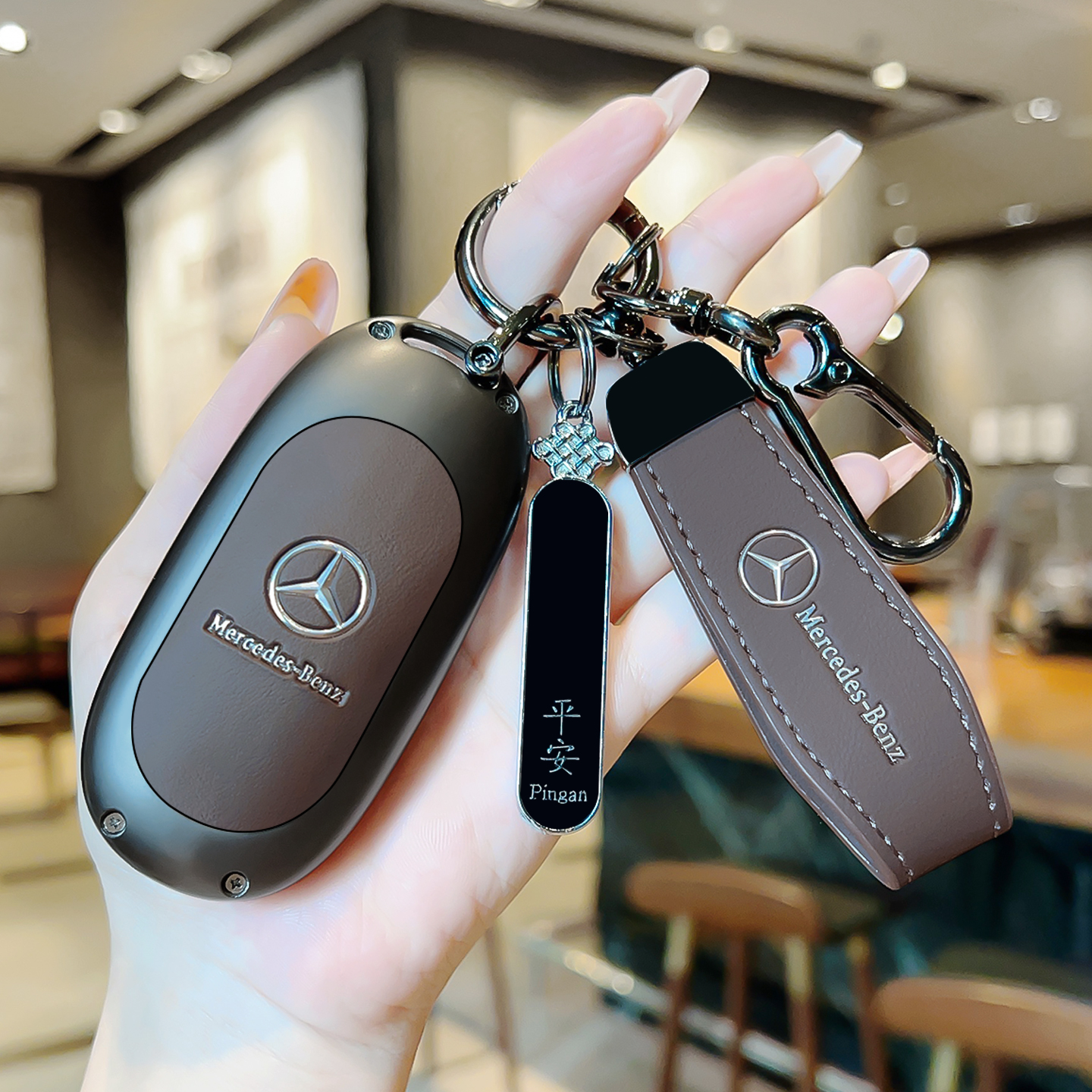 奔驰C260L钥匙套E300L女GLC300L