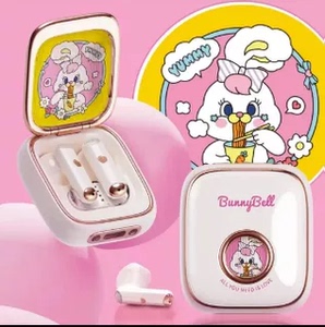 Disney/迪士尼Q7蓝牙耳机复古真无线超长续航可爱新款适用于苹果/