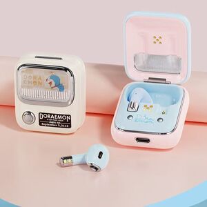 哆啦a梦2026新款重低音电竞风蓝牙耳机防噪女生学生情侣可爱通用/