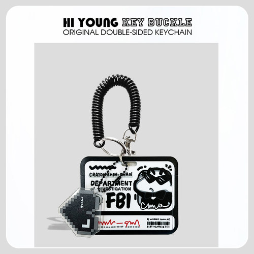 「二次元小新」HiYOUNG原创可爱FBI卡套公交地铁门禁证件收纳卡套