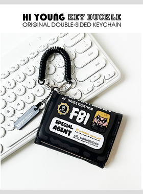 「FBL左卫门钱包」HiYOUNG原创三折皮夹收纳银行卡学生身份证件包