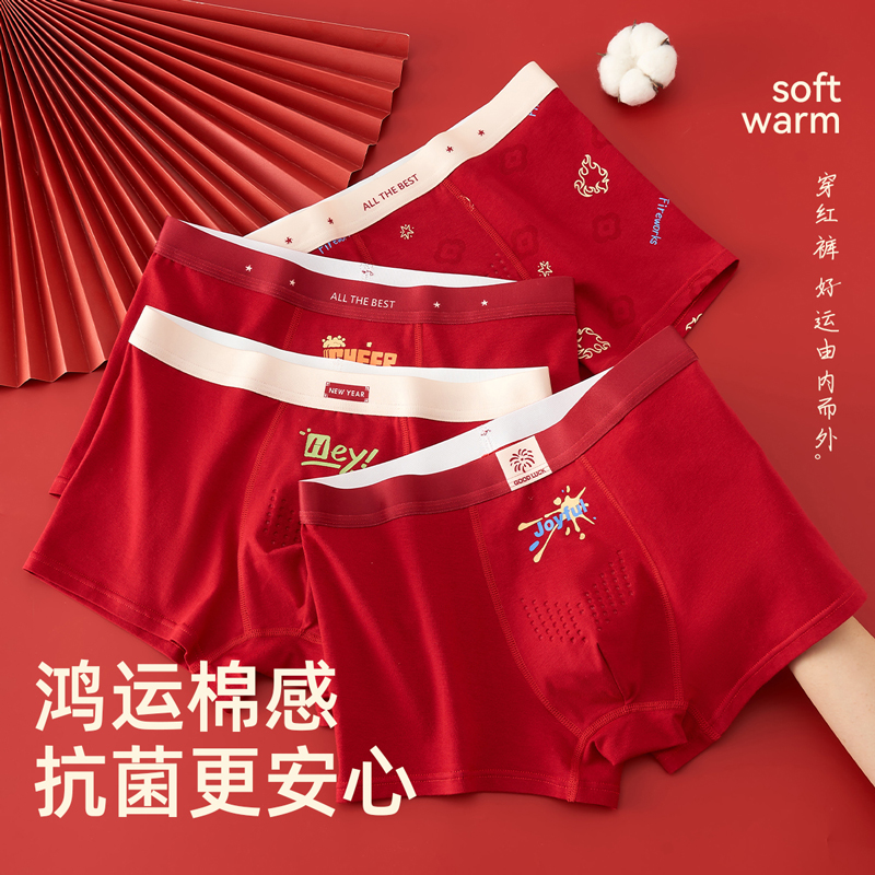 【马年旗开得胜】纯棉青少年内裤