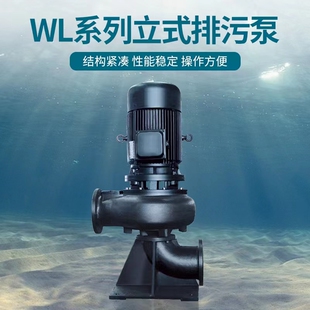 上海连成集团有限公司WL系列无堵塞立式排污泵上海连成立式排污