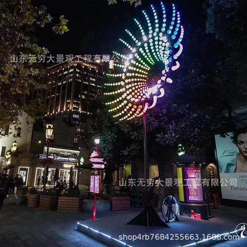 厂家制作大型不锈钢风动雕塑户外园林创意风动力工艺品