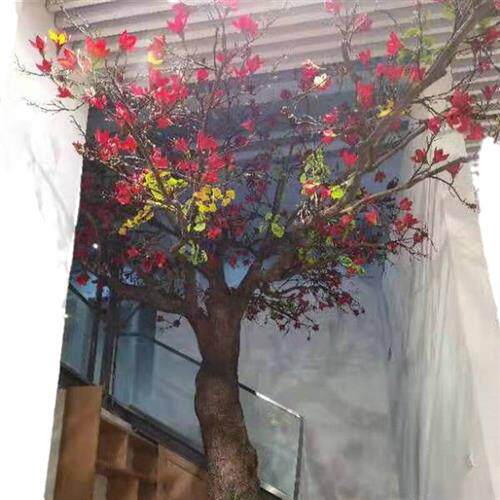 仿真木棉树英雄花许愿树室内装饰商场大型造景仿真树英雄花树