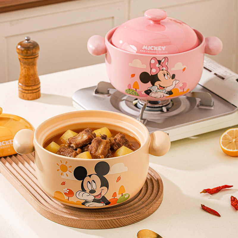 疯狂动物城砂锅汤锅家用耐高温干烧不裂煲汤锅燃气灶专用大容量