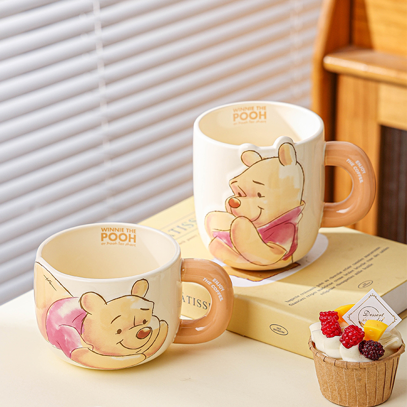 卡通陶瓷水杯家用喝水马克杯