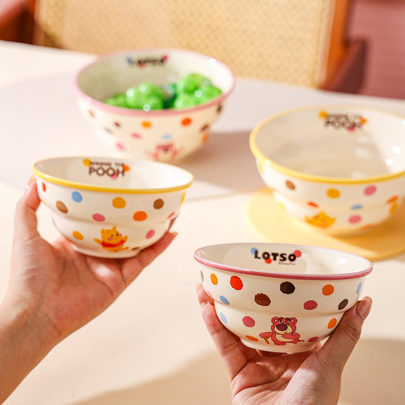陶瓷奶油风餐具甜品碗米饭碗