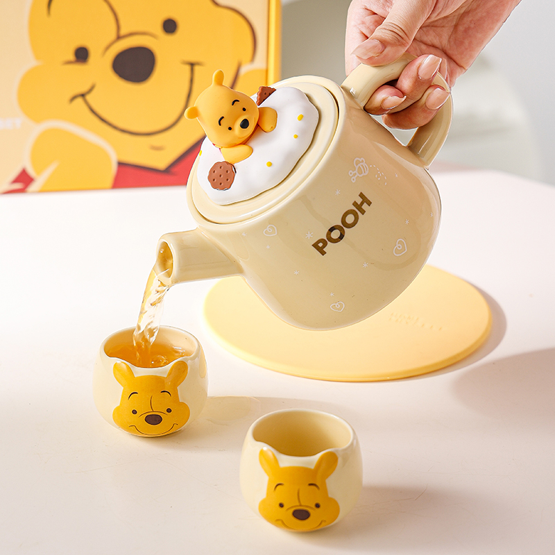 陶瓷茶壶茶杯套装可爱泡茶壶