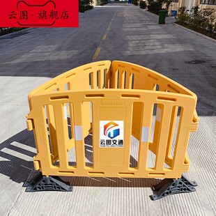 新料塑料移动护栏铁马胶马交通水马围挡栅栏路障施工马路防护围栏