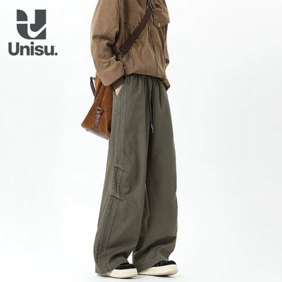 Unisex美式高街宽松工装裤