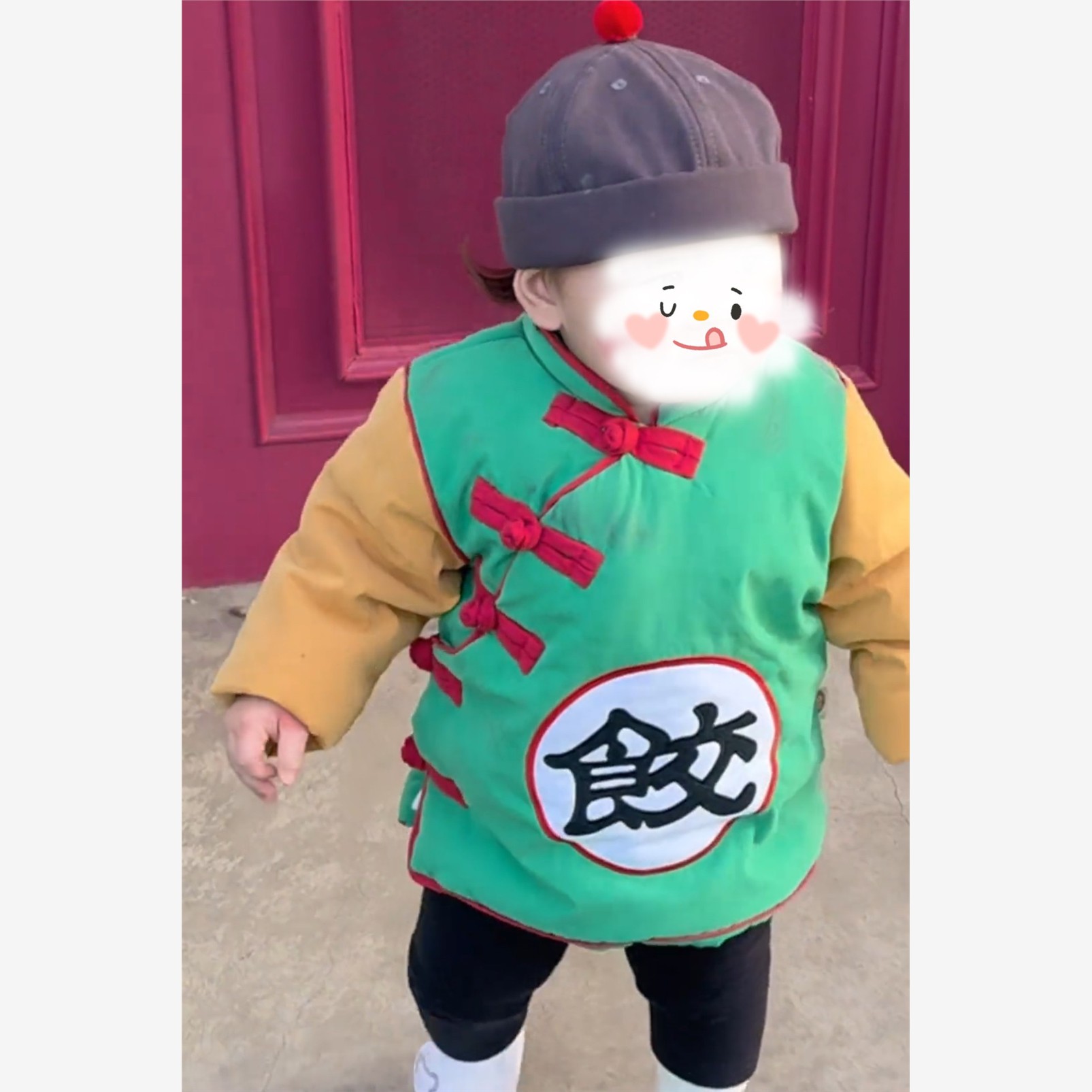 儿童可爱保暖衣服悟空饺