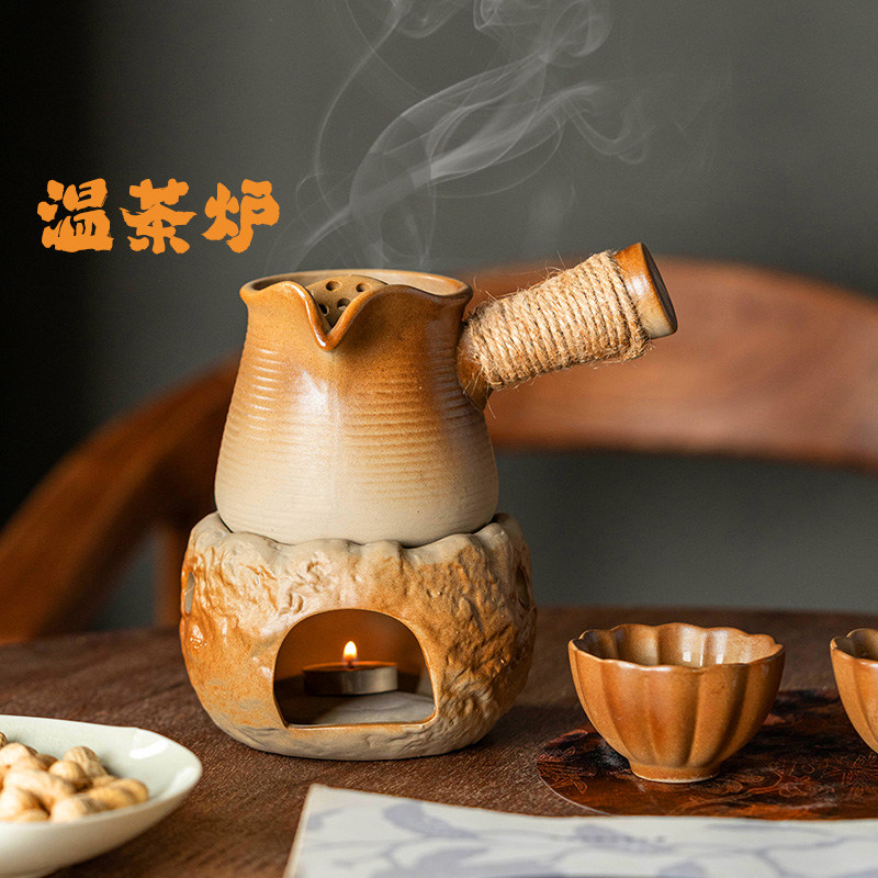 粗陶温茶炉小火炉蜡烛煮茶底座保温烤奶罐罐壶提香器烘茶围炉煮茶,餐饮具,煮茶炉,淘宝优惠券,粉丝福利购,淘宝优惠卷