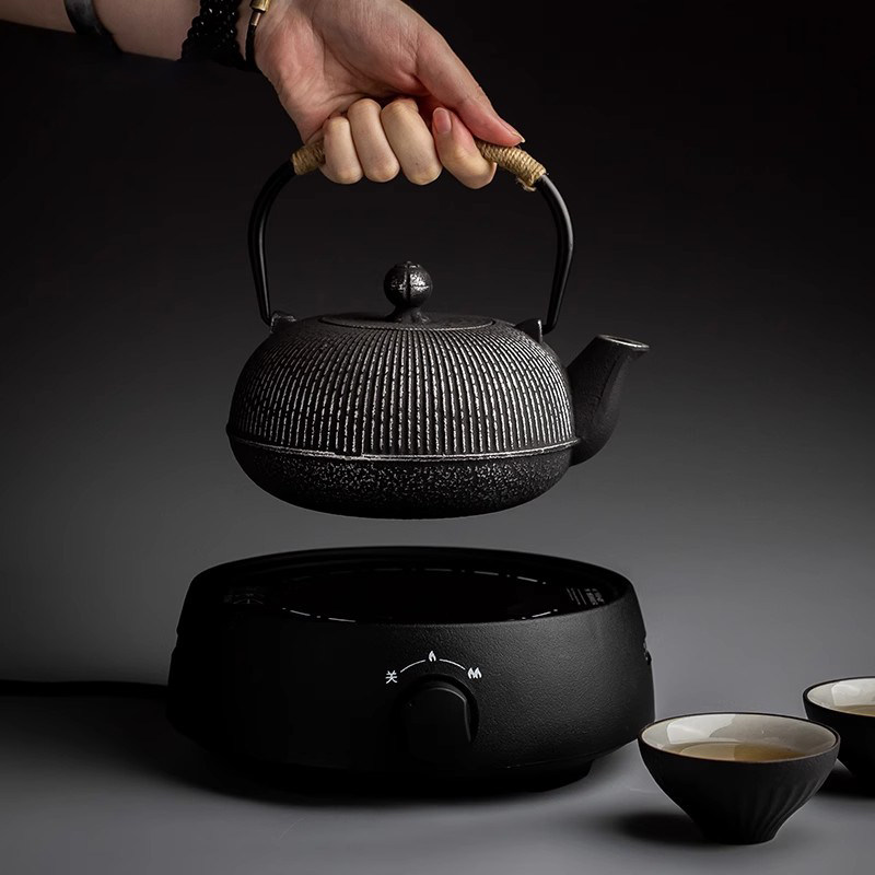 铸铁壶烧水泡茶壶套装电陶炉专用电陶炉养生壶煮茶器提梁壶围炉