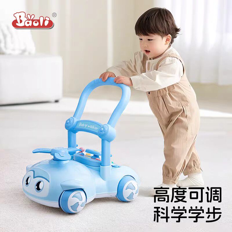 宝宝学步车手推车多功能婴儿学走路神器助步车防侧翻儿童手推玩具