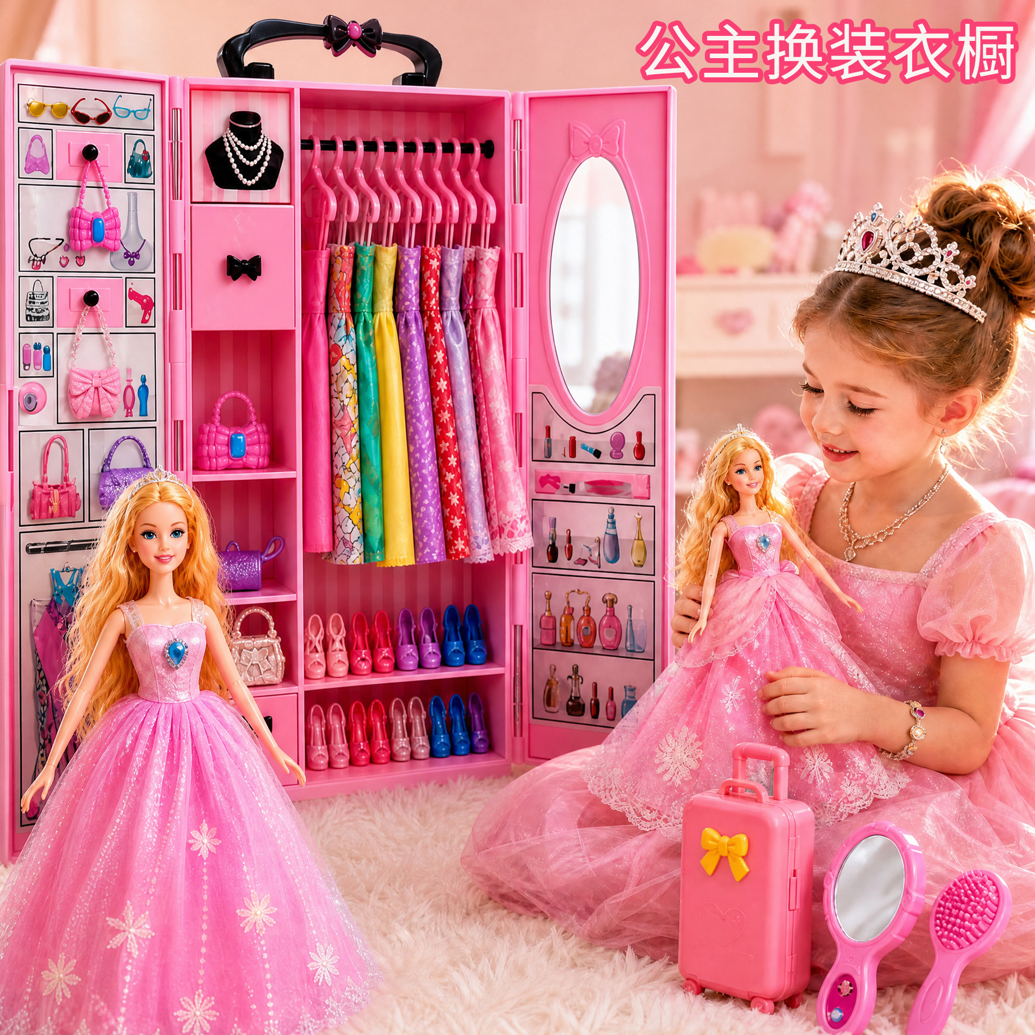 洋娃娃公主换装衣橱可换衣服多