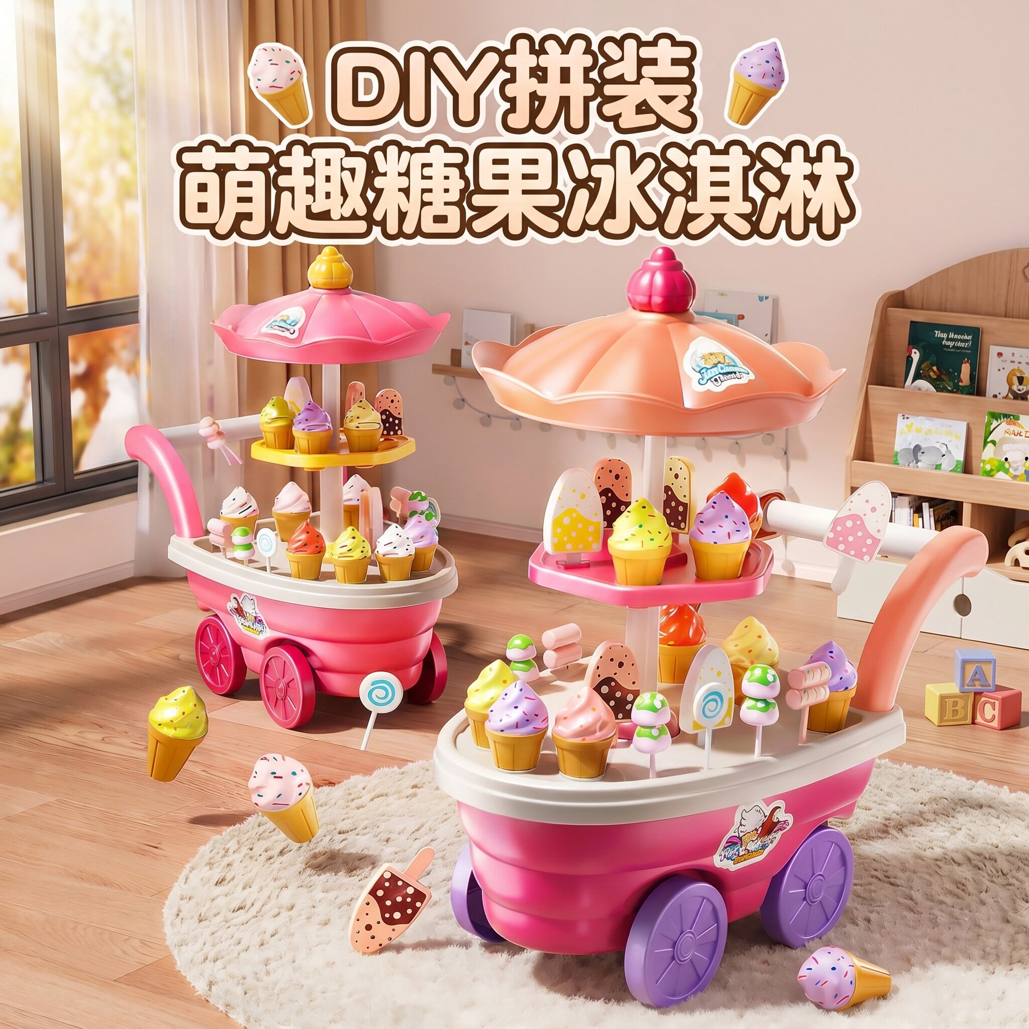 2026新款diy冰淇淋糖果儿童玩具