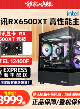邻家 撼讯 RX6500XT 电脑三角洲行动无畏契约游戏电竞主机DIY电脑