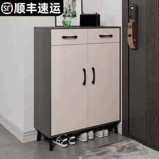鞋柜家用门口入户玄关柜一体新款2024爆款多层储物柜子大容量楼道
