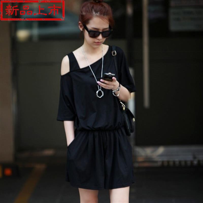 2018新d款夏热裤露肩宽松阔腿连体裤衣服连身女大码时尚休闲背带|ruв категории Женская одежда, брюки, брюки - от Buy2taobao.com для оказания профессиональной услуги покупки агента Taobao