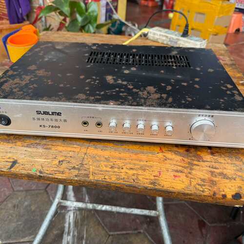 可维修SUBLIME KS-7800多媒体功率放大器，原装无修，功议价