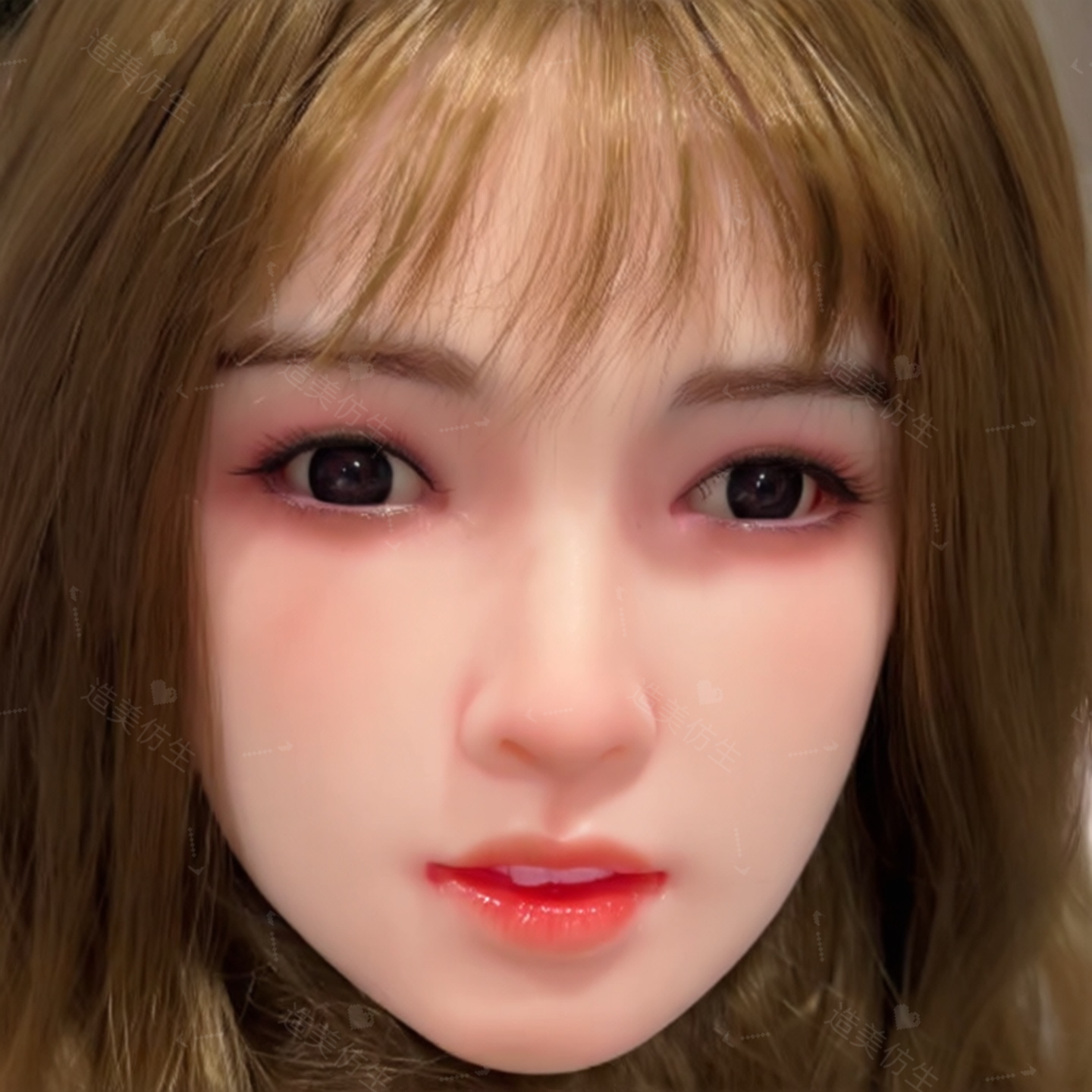 硅胶头雕仿真模特头TPE头雕M16头