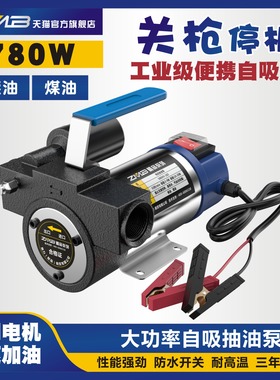 ZMB自动停机电动抽油泵12V24V220V伏自吸泵油泵柴油泵加油机抽油