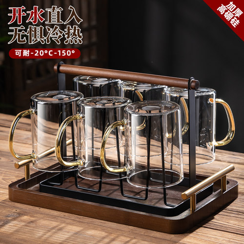 家用客厅茶杯套装高硼硅