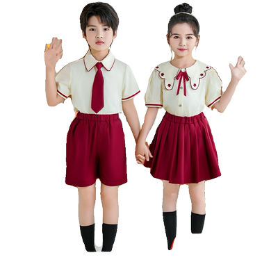儿童合唱服幼儿园班服女童表演服