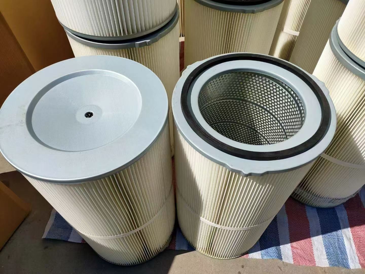 工业除尘滤芯喷粉喷涂车间除尘滤筒脉冲吸尘机扫车空气滤清器滤筒