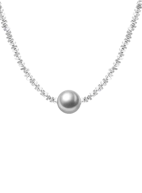 轻奢锁骨链百搭叠戴碎银子颈链