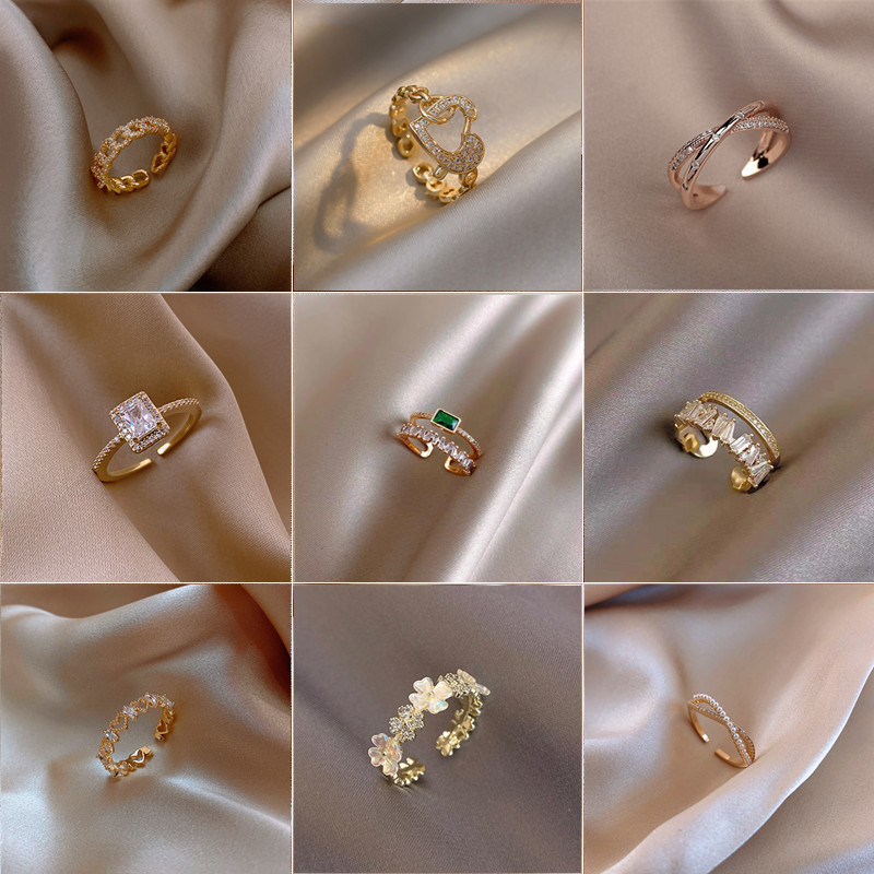 轻奢高级感小众设计ins潮风戒指