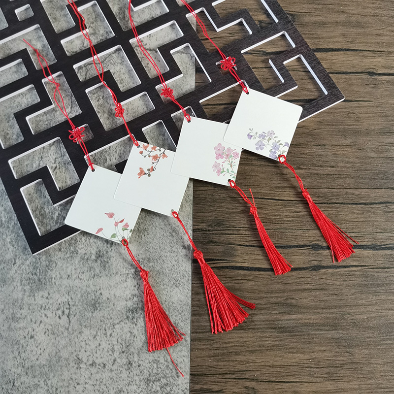 空白创意祈福牌许愿卡吊卡树手写纸质古典中国风可悬挂心愿墙手工装饰