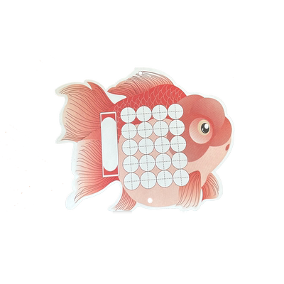 鲤鱼跃龙门卡通书法作品纸