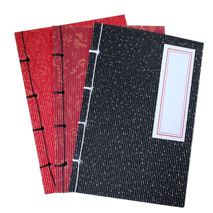 古风笔记本子中国风日记本简约文艺精致手账复古记事本学生古典横线竖线空白道林纸牛皮内页手帐生日礼物礼品