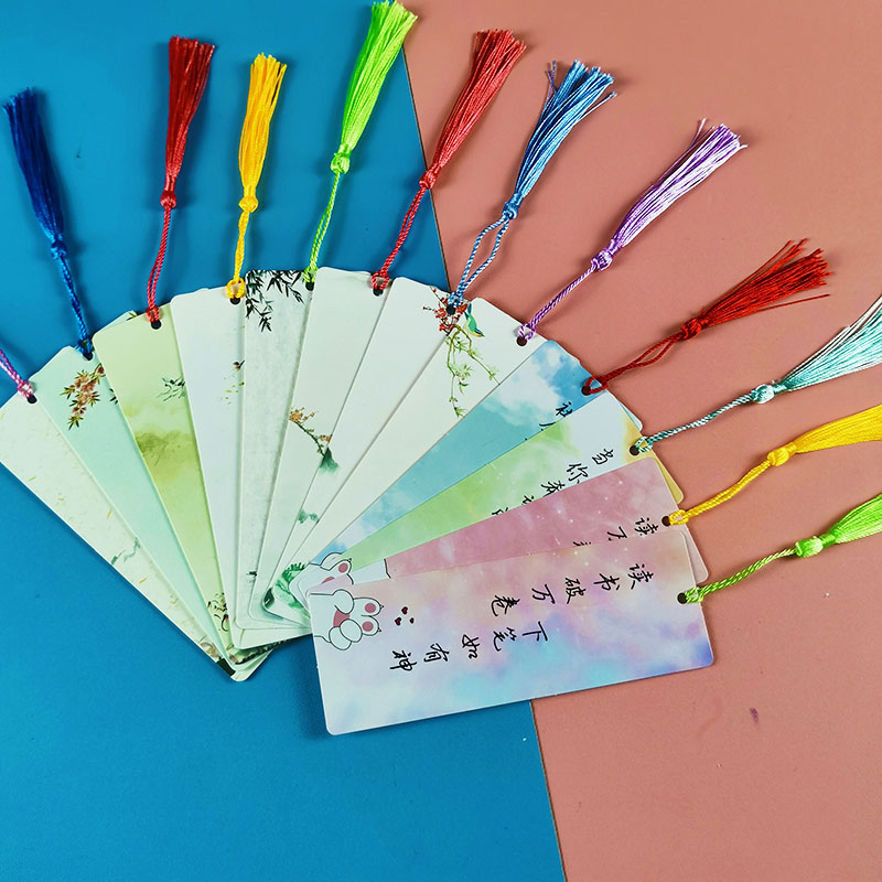 空白书签猫爪手绘卡片比心款手写留言卡手工自制diy材料包小清新小