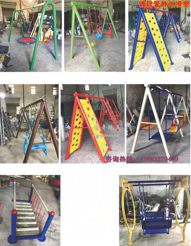 幼儿园荡桥游乐设施儿童感统训练户外大型爬网攀爬架秋千组合玩具