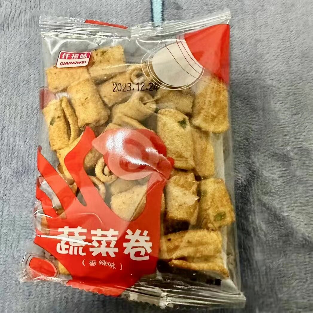优选仟禧味香脆蔬菜卷好吃的儿童营养休闲膨化零食健康便宜小吃