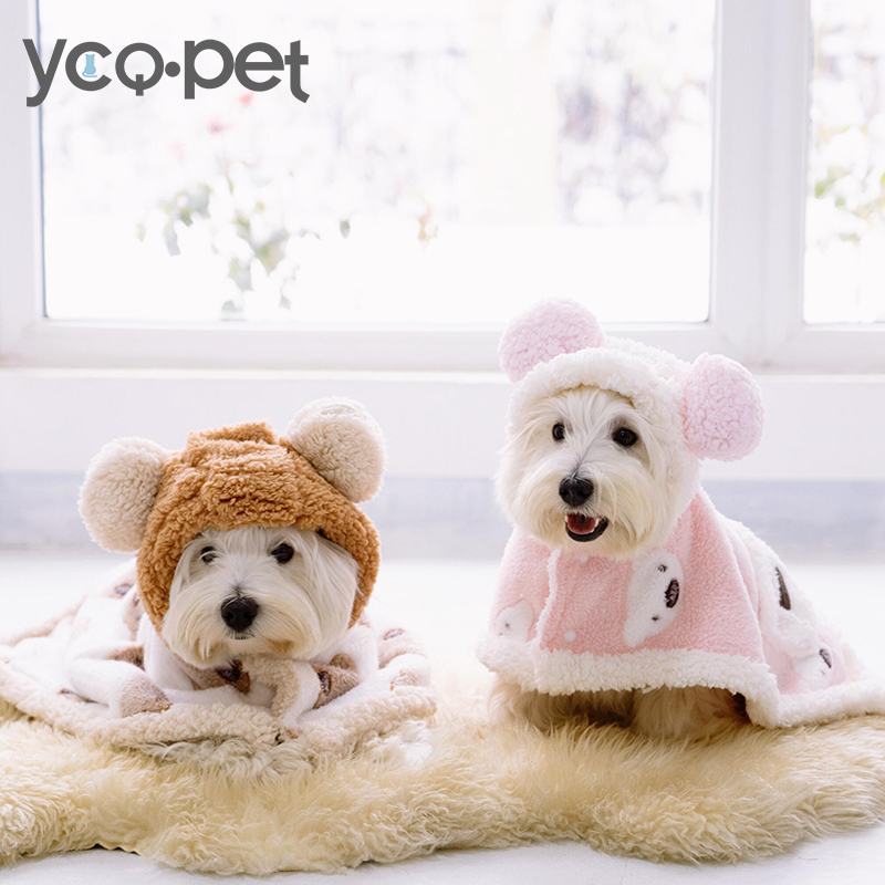 冬天不怕冷狗狗披风睡袍保暖