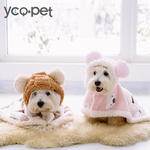 冬天不怕冷狗狗披风睡袍保暖