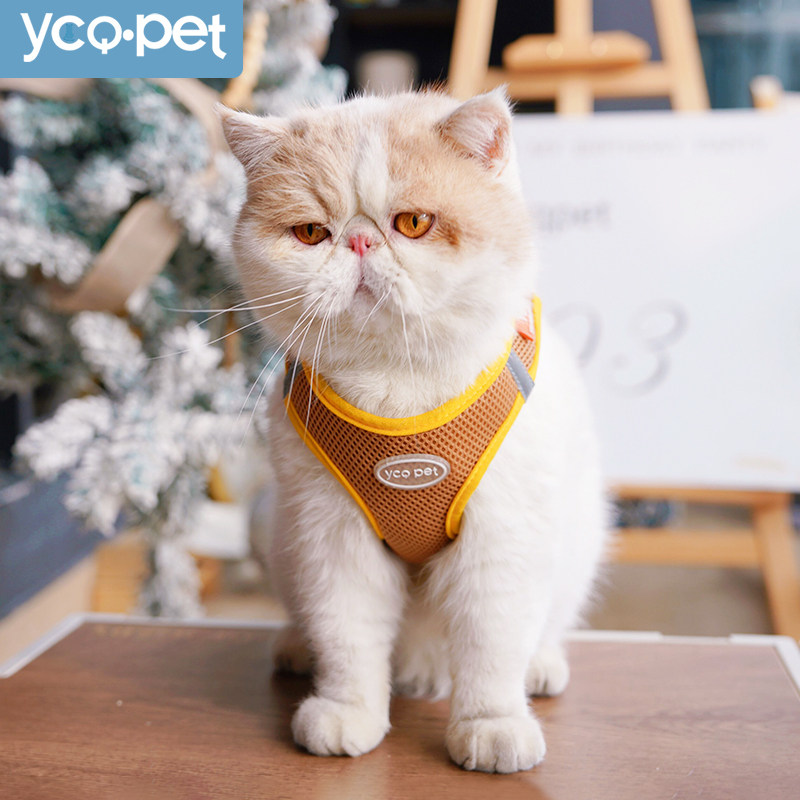 猫咪牵引绳透气防挣脱外出专用猫绳子背心式胸背带小猫猫遛猫绳,宠物/宠物食品及用品,猫牵引绳,淘宝优惠券,粉丝福利购,淘宝优惠卷