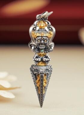 泰莉藏式泰银三股普巴金刚