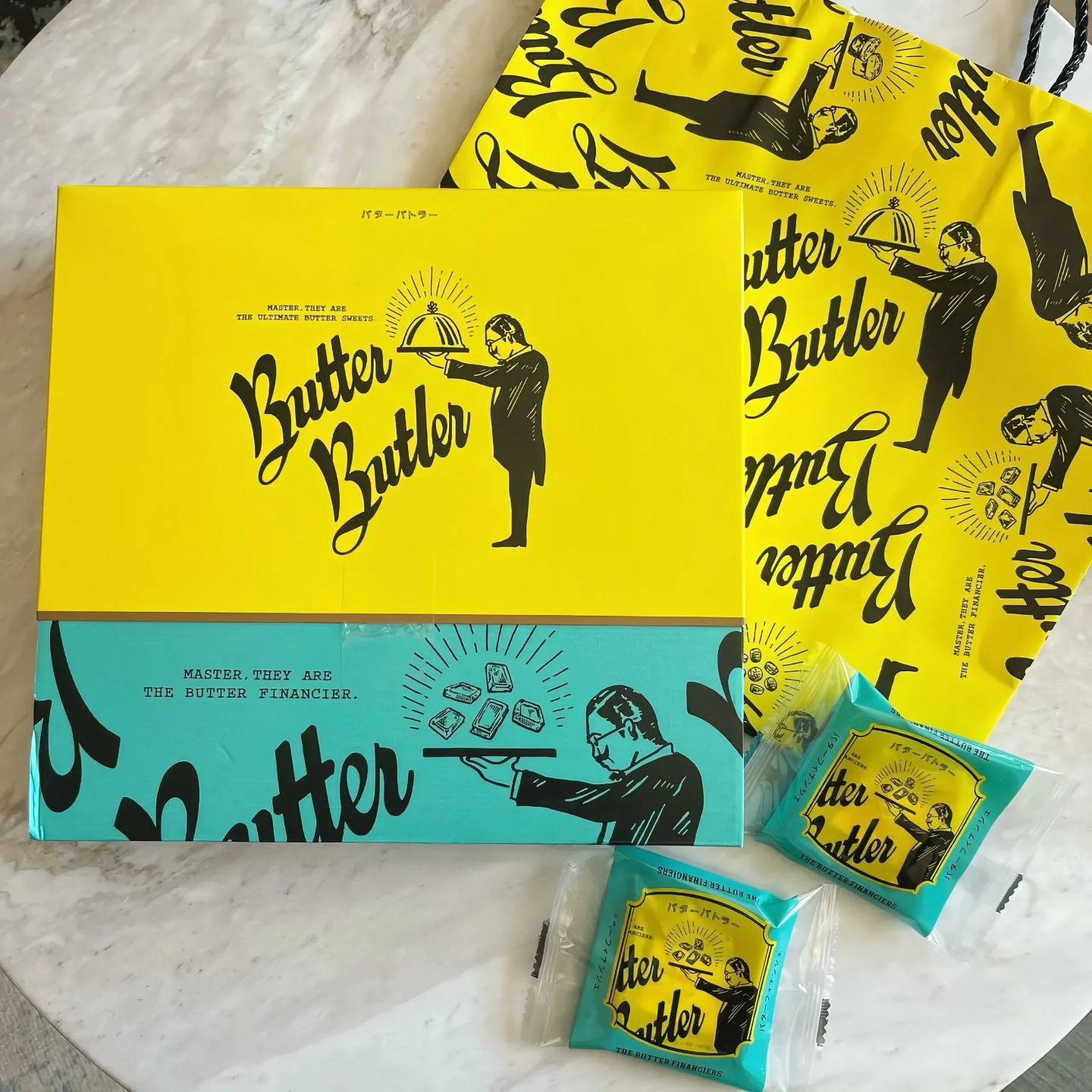 日本费南雪黄油小蛋糕 Butterbutler 超浓郁发酵点心 礼品盒 现货
