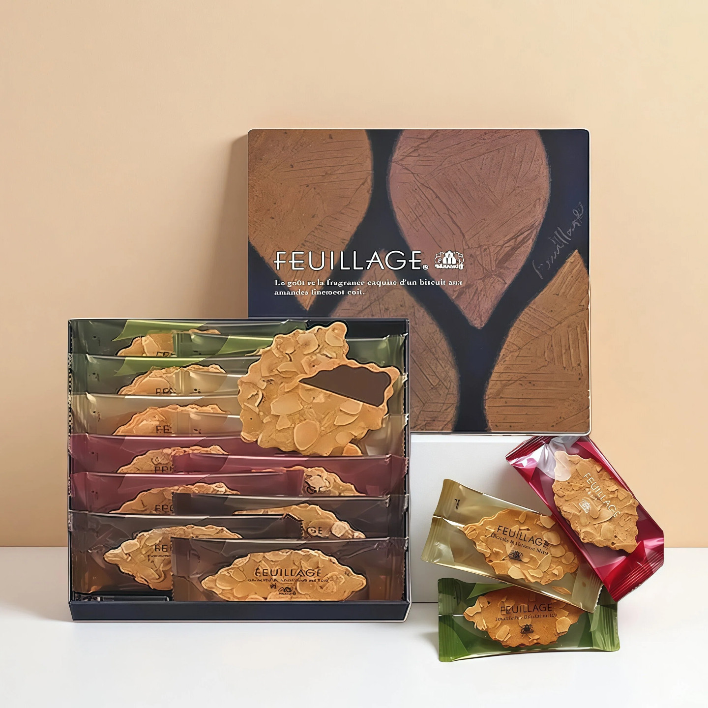 日本坚果杏仁巧克力饼干 MOROZOFF休闲点心 进口零食 礼品盒 现货