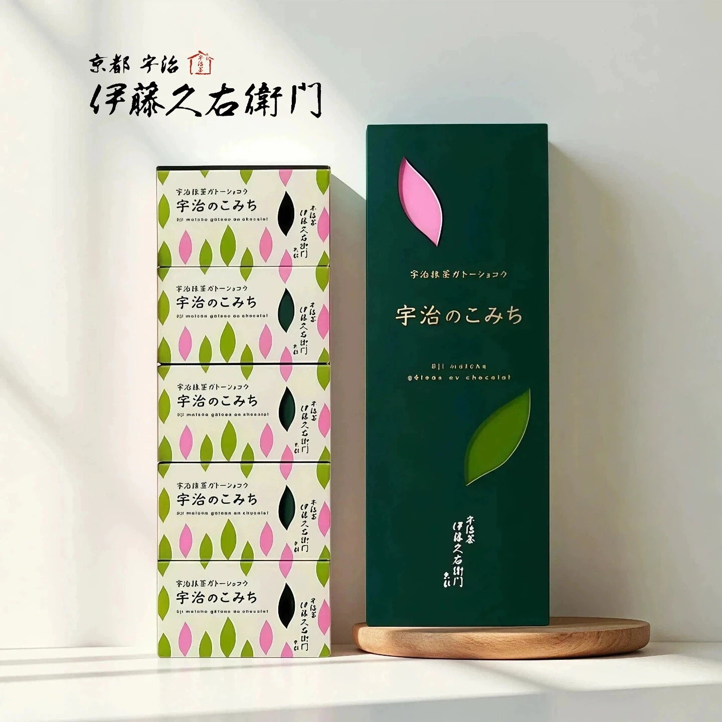 日本小鹿果子蛋糕 京都伊藤宇治抹茶大幅 进口零食点心 礼盒 现货