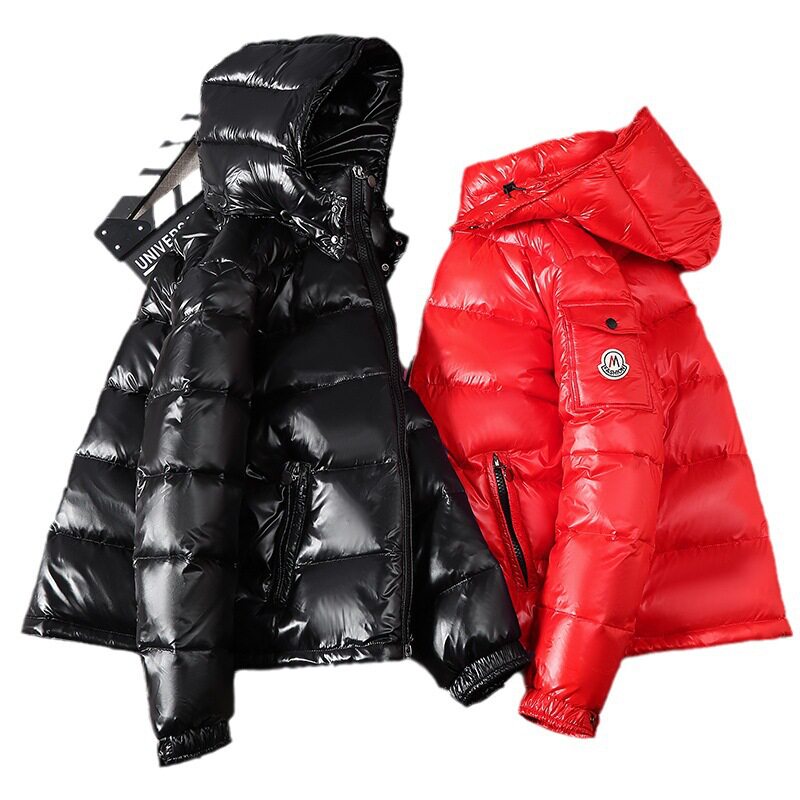 高品质情侣秋冬新款红色棉服
