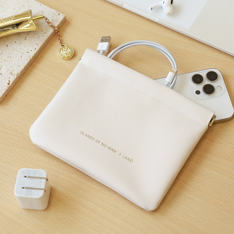 自动闭合紧口收纳包有线耳机